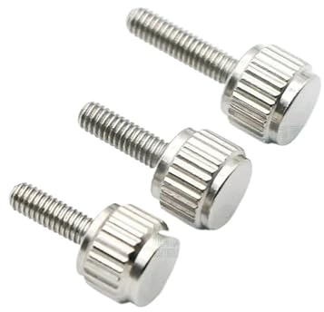 Rändelschrauben M2,5 Edelstahl-Handgriffschrauben for Messschieber, Länge 4–12 mm(M2.5 X 7.5mm,5 Pcs)