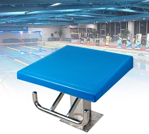 Tavola da sub antiscivolo, inclinata a 15°, piattaforma di salto professionale per nuoto, blocco di partenza, uso interno ed esterno