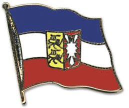 Pin Anstecker Flagge Fahne Schleswig Holstein Landesflagge Flaggenpin Badge Button Flaggen Clip Anstecknadel