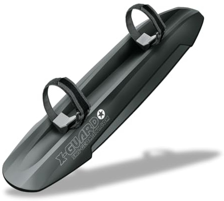SKS GERMANY X-GUARD Unterrohr-Schutzblech (universeller Radschutz für 26-29, Akkuschutz, aus Hochleistungskunststoff, robuste Strap-Befestigung)