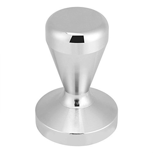 Yosoo Coffee Tamper Stainless Steel Press Tool 49mm Flat Base Espresso Beans Press Tool (49mm / 1.93inch)