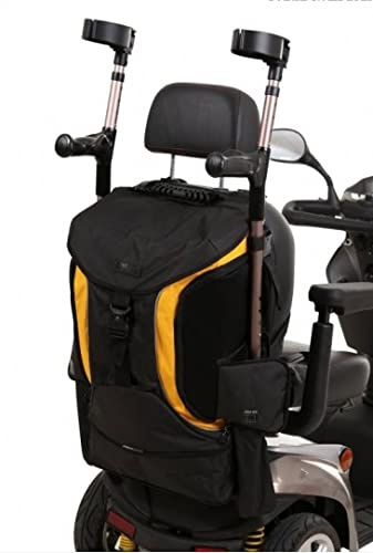 Torba Go Premium Mobility Scooter and Wheelchair Bag - Black/Gold