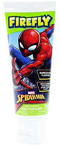 Firefly Toothpaste Spider-Man for Kids & Children, Bubblegum, 0.53 ml, (Pack of 1)