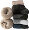 Josnown Thermosocken Herren, 5 Paar Dicke Frotteesohle Winter Warme Socken, Anti Schweiß, Thermo Effekt, Atmungsaktives Wollsocken, Größe 39-45