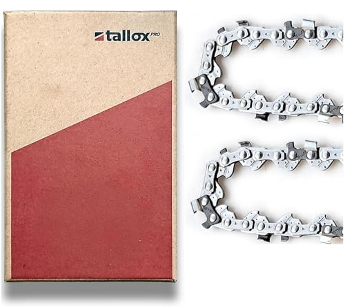 2 tallox Sägeketten 3/8 1,6 mm 91 TG für 71 cm Schwert