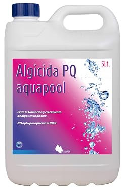 Algicida abrillantador PQ Aquapool de Larga duración - Efecto CLARIFICANTE - NO Apto para Liner Contiene Cobre