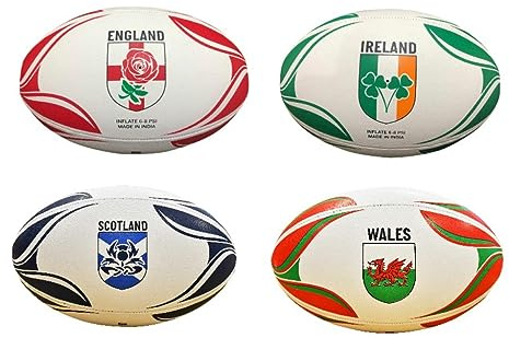 Gioco OnlySportsgear International Country Themed - Palline da Rugby Irlanda, Multicolore, 38