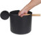 Secchio In Alluminio per Sauna, Lussuoso Set Di Cubi per Sauna, Strumento Spa Barile Per Sauna Cucchiaio A Manico Lungo, Forniture Per Accessori Da Bagno per Stanze SpA, B