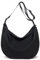 LENAOBEN Crossbody Moon Bag aus Ocean Impact Plastic | Halbmond Handtasche Wasserabweisend | Stylische Umhängetasche mit verstellbarem Gurt (Large)