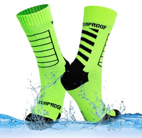 LEOSTEP Chaussettes imperméables pour hommes et femmes Chaussettes de sport d'extérieur haute performance, adaptées pour le cyclisme, le ski, le VTT, le golf, la course, la randonnée, la randonnée, la