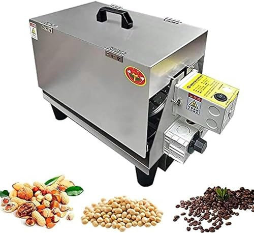 Tostador eléctrico de Granos, máquina tostadora de Granos de café para el hogar, máquina tostadora de café para Hornear café, castañas, Cacahuetes y Granos