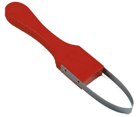 Strumento Portatile per Sarchiare a Mano - Sarchiatore Manuale in Ferro per Giardinaggio, Sarchiatura, Allentamento e Piantagione - e Facile Usare (Rosso)