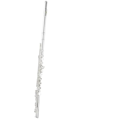 ZAMASS Querflöte Instrument Versilbertes 17-Loch-Flöteninstrument Mit Offenen Und Geschlossenen Löchern Und Doppeltem Verwendungszweck Für Anfänger Für Professionellen Spielen