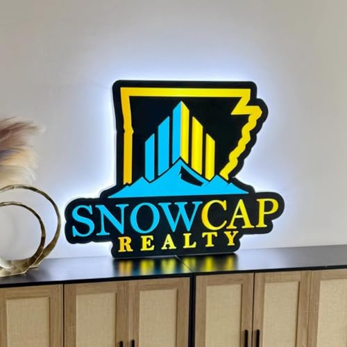 Neonapm Insegna Luminosa con Logo Personalizzata, Pannelli LED