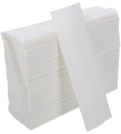 IWOWHERO 200 Blatt Extra Dicke Papierhandtücher für Hotels und Gastronomie Hochsaugfähige Weiche Falthandtücher für Wc und Küche Praktische Mehrzweck-badezimmer Küchenpapierservietten