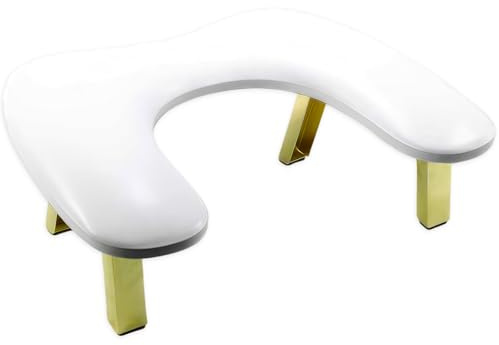 CENBEII U-förmige Handauflage Nagelstudio: Klappbar Golden Arc Stand Arm Rest Nails – 45° Abgewinkelte Ergonomische Handauflage Nägel – Hand Rest für Armauflage Nageltisch