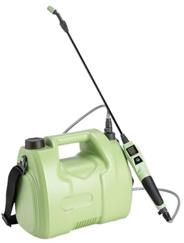 Spruzzatore Elettrico 5L - Pompa A Pressione Con Tracolla | Nebulizzatore A Batteria Per Giardinaggio E Agricoltura - Serbatoio 5 Litri | Irrigazione Prato Lavaggio Auto E Disinfestazione