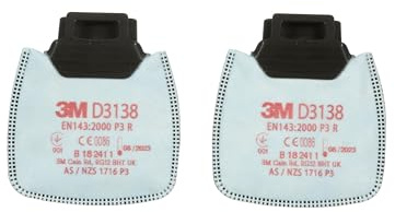 Filtre anti-poussières P3 3M Secure Click R D3138