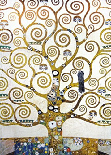 1art1 Gustav Klimt L'Albero della Vita (Dettaglio), 2 Parti Poster Carta da Parati Fotomurale 250x180 cm