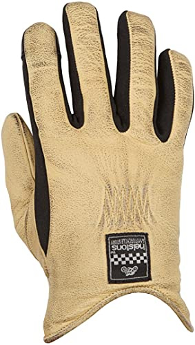 Helstons Fidji Gants de Moto pour Dames (Beige,8)