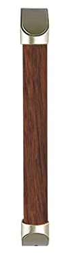 BANGSUN Haltegriff aus Holz für das Badezimmer, das Bad, zum Duschen und für behinderte sowie ältere Menschen, 30 cm, Schwarz (Black walnut)