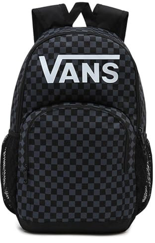 Vans Alumni Pack 5 Printed, Zaino Unisex Adulto, A Scacchi Neri., Taglia unica