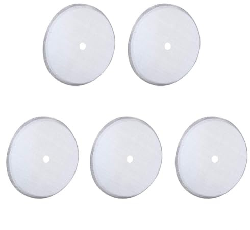Beufee Lot de 5 filtres à café, 150 mailles de filtre de rechange pour cafetière à piston en acier inoxydable pour cafetière à piston de 600 ml