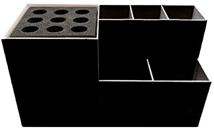 HomeSoGood Hairdressing Tool Storage Box Barber Comb Holder Salon Styling Storage Rack Cosmetic Organizer for Barber Shop Pet Grooming Shop Supplies