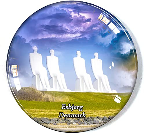 Esbjerg Dänemark Kühlschrankmagnet Kühlschrank Gefrierschrank Magnet Souvenir Dekoration Magnet Aufkleber Glas Basteln