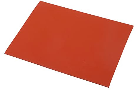 3 Uds Hoja de Silicona para Máquina Laminadora Moldes Estera de Separación Pantalla Explosión 0,3 Rojo Prensado Especial Hoja Estera Revestimiento de Piso Utensilios para Hornear