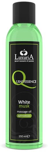 INTIMATELINE | Quintessence Massageöl Intim Geeignet Weißer Moschus – Aphrodisierendes Öl für erotische Massagen, Pheromonduft, 150 ml