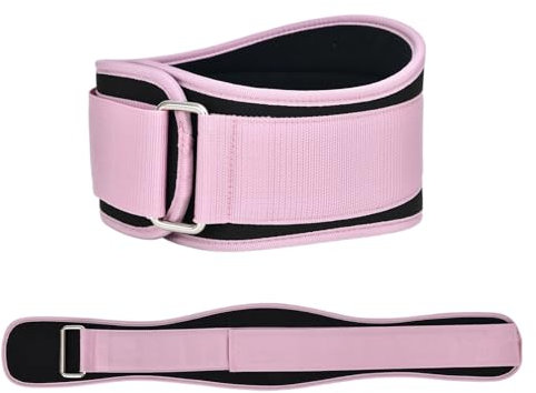 WJLYDM 1 Stücke Sport Gewichthebergürtel for Männer Frauen Gewichtheben Core Lower Back Support Workout Taillengürtel for Fitness(Pink,S)