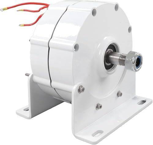 KX-ENERGIE 1000 W Permanentmagnet-Generator ohne Getriebe, dreiphasige Lichtmaschinen von seltenen Erden-Elektromotoren NdFeB AC 12 V 24 V 48 V, für horizontale Windkraftanlagen