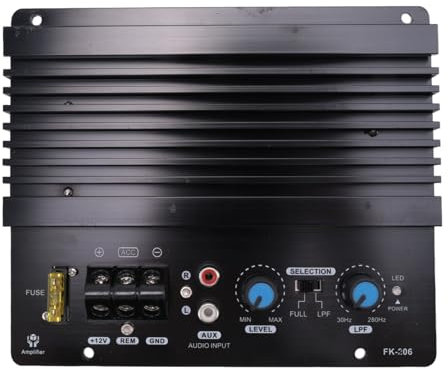 Qusedwey 1000W Car Audio High Power Amplifier Amp Board Powerful Sub Woofer Board 12V