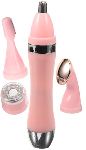 BESTYASH Rasoir Électrique Femme Multifonction Épilateur Retire Callosités Tête Étanche Design Ergonomique Fonctionnement sans Fil Sans Batterie