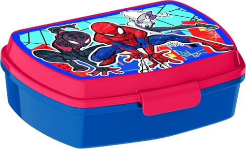 Tataway Sandwichera Funny Spiderman Mob Rules: compacta, resistente y decorada con el mítico Spider-Man, ideal para llevar aperitivos y aperitivos a todas partes con comodidad y estilo