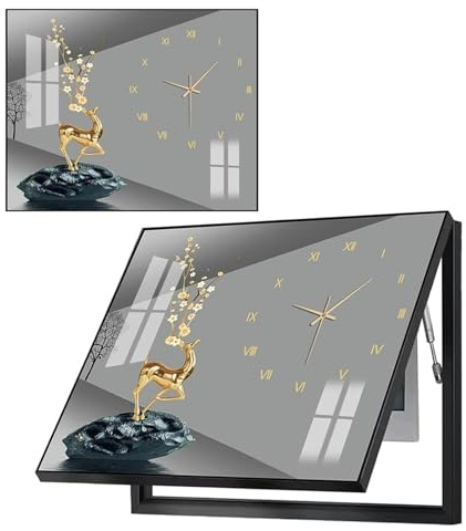 TMKDNNKG Cuadro Decorativo para Caja de medidor eléctrico, Cuadro para Ocultar Paneles eléctricos, Cuadro para Colgar en la Pared, Caja de distribución, Tapa de Caja de interruptores
