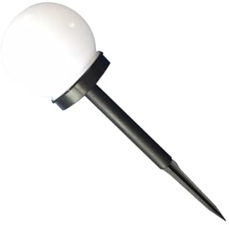 LIFKOME 4 piezas Lámparas Solares Jardín Luces LED Esfera Burbuja Resistentes al Agua Energía Solar para Exteriores Iluminación Cálida Automática para Patio y Césped