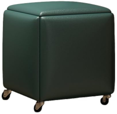 Generico Sgabello impilabile for divano, poggiapiedi, sgabello da toeletta, sedia a cubo con poggiapiedi 5 in 1, for camera da letto, sala da pranzo(Color 5,45x45cm)
