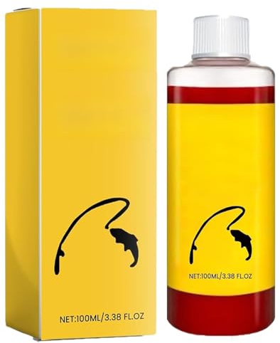 Attrattivo liquido concentrato per pesci, spray al profumo di verme rosso da 100 ml, intensifica l'aroma e migliora la risposta all'abboccata, per esche da pesca, ad azione rapida