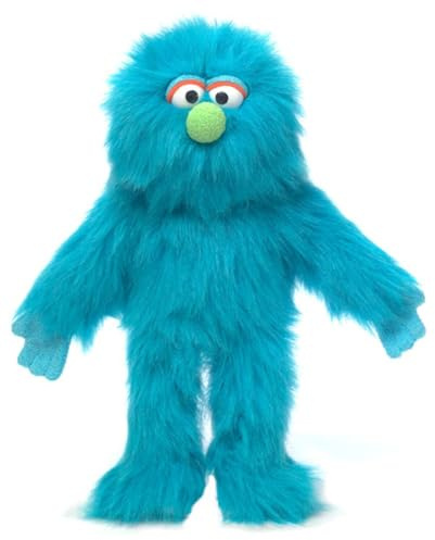 14 Blue Monster, Hand Puppet