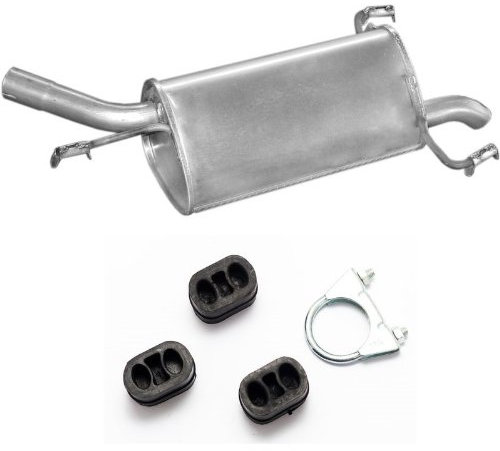 1.0i-12V ENDSCHALLDà„MPFER AUSPUFF ENDTOPF + MONTAGESATZ