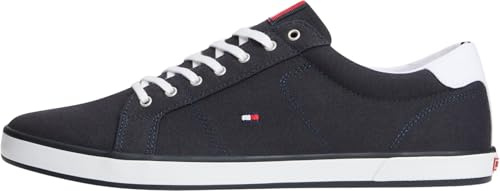 Tommy Hilfiger Men’s Vulcanised Trainers, Blue (Midnight), 11