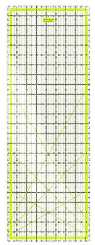 ARTEZA Righello per Patchwork in Pollici - 8.5 x 24 Pollici - Righello da Sarto Trasparente Acrilico per Quilting, Lavori di Cucito e Sartoria