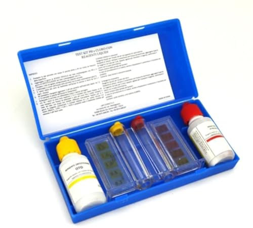TEST KIT CLORO PH CON GOCCE PER PISCINA