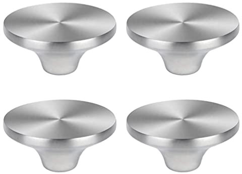 TOPBATHY 4pièces Boutons De Couvercle De Casserole Acier Poignées Universelles Pour Couvercles De Marmites Et Casseroles Résistants Chaleur Et Faciles à Installer