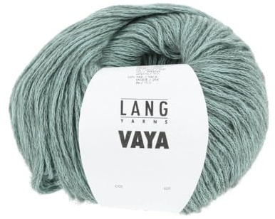 50g Vaya - Farbe: 73 - petrol melange - luftiges Garn aus Baumwolle, Merino und Yak