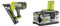 Ryobi R15GN18-0 18V ONE+ Cordless 15 Gauge Nailer (Bare Tool), Hyper Green & RB18L50 ONE+ Lithium+ 5.0Ah Battery, 18 V