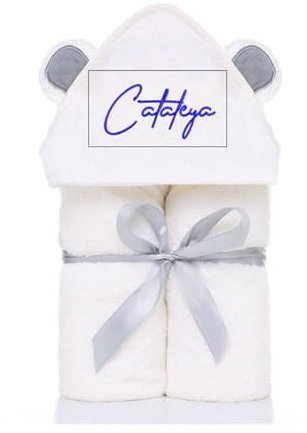 miguha Benutzerdefiniertes Kapuzenbadetuch for Neugeborene, Personalisiertes Kapuzenbadetuch for Neugeborene, Einzigartiges Design, Babyhandtuch Mit Kapuze, Weiche, Saugfähige Babybadetücher