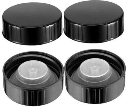 VALICLUD 4piezas Tapones De Rosca Plásticos Redondos Para Botellas De Tapas Selladas Reutilizables Para Jarras y Botellas De Vino Tapones De Sellado Antideslizantes